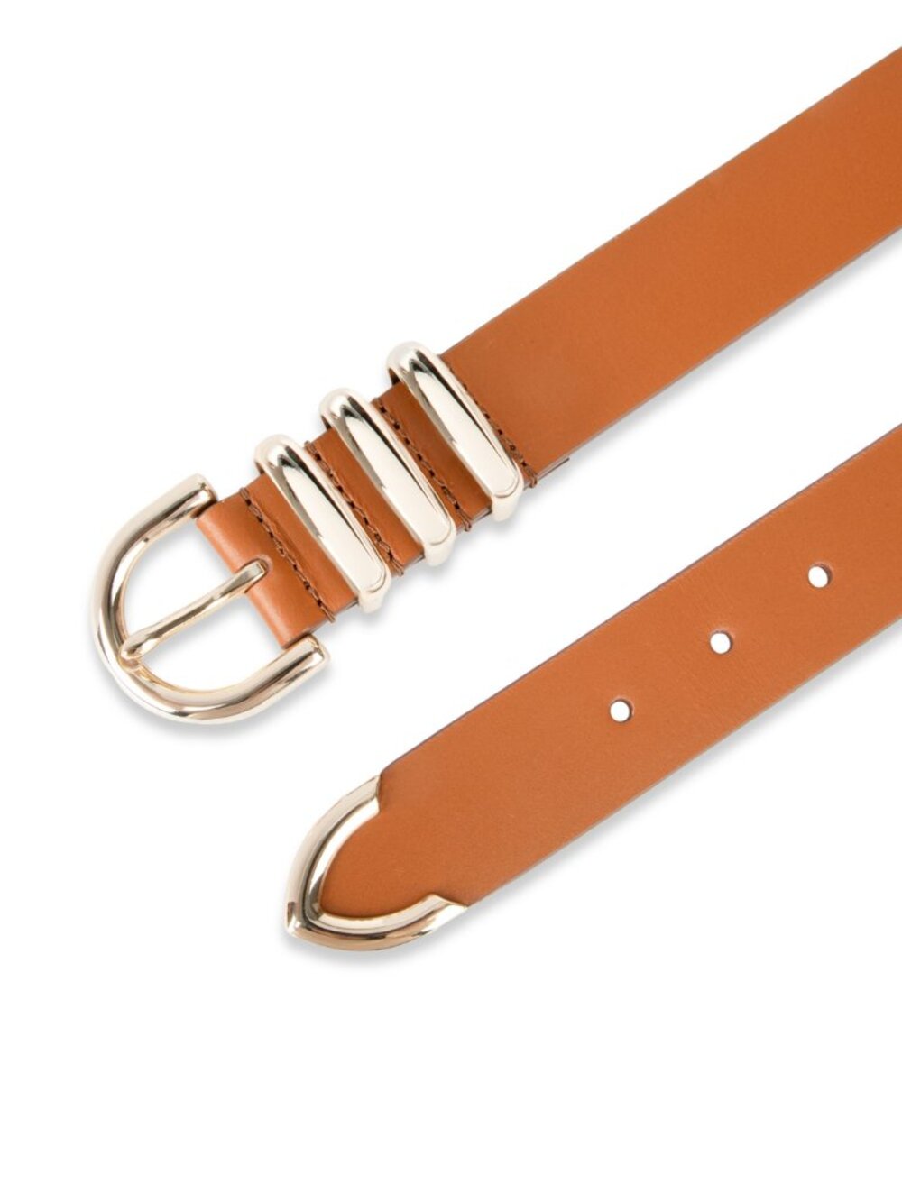 Cole Haan Beveled Edge Modern 3PC Belt Set - Picture 4 of 5